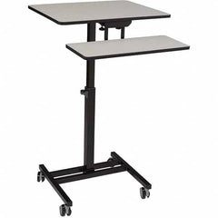 National Public Seating - Mobile Work Centers Type: Desktop Sit-Stand Workstation Load Capacity (Lb.): 75 - Strong Tooling