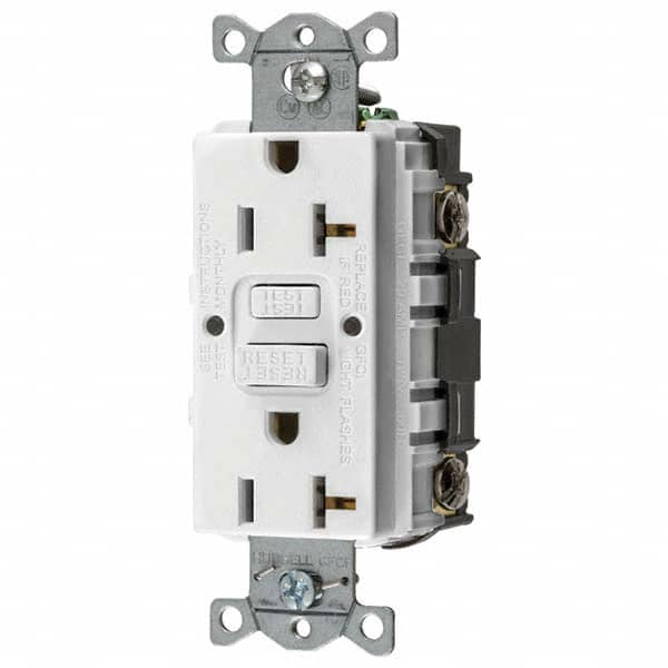 Bryant Electric - GFCI Receptacles Grade: Commercial Color: White - Strong Tooling