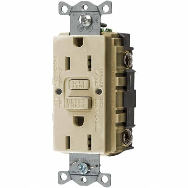 Bryant Electric - GFCI Receptacles Grade: Commercial Color: Ivory - Strong Tooling