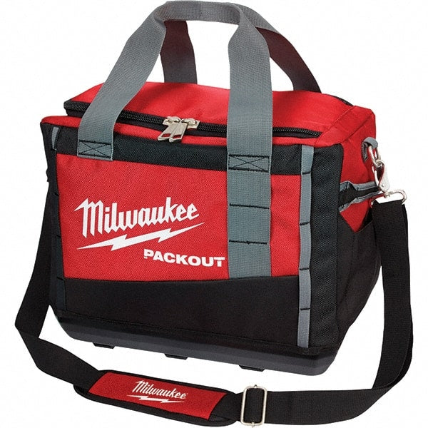 Milwaukee Tool - PACKOUT 3 Pocket, Ballistic Polyester, Red/Black Tool Bag - Strong Tooling