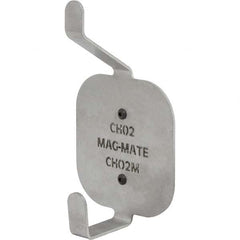 Mag-Mate - Coat & Hat Hooks Type: Double Coat & Hat Hook w/ Magnetic Mount Projection: 2-35/64 (Inch) - Strong Tooling