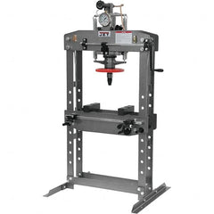 Jet - 15 Ton Hydraulic Shop Press - 4-1/2 Inch Stroke - Strong Tooling