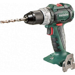 Metabo - 18 Volt 1/16 to 1/2" Keyless Chuck Cordless Hammer Drill - 31950 BPM, 600 to 2,100 RPM, Reversible, Pistol Grip Handle - Strong Tooling