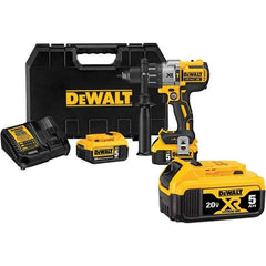 DeWALT - 20 Volt 1/2" Keyless Chuck Cordless Hammer Drill - 0 to 38,250 BPM, 0 to 2,000 RPM, Reversible - Strong Tooling