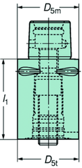 C539101V50060 CAPTO ADAPTER - Strong Tooling