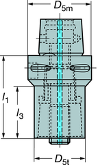 C63910240080A ADAPTER CAPTO - Strong Tooling