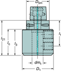 C63912025080 CAPTO ADAPTER - Strong Tooling