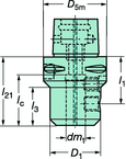 C83912018070 CAPTO ADAPTER - Strong Tooling