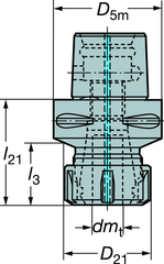 C83911425070 CAPTO ADAPTER - Strong Tooling