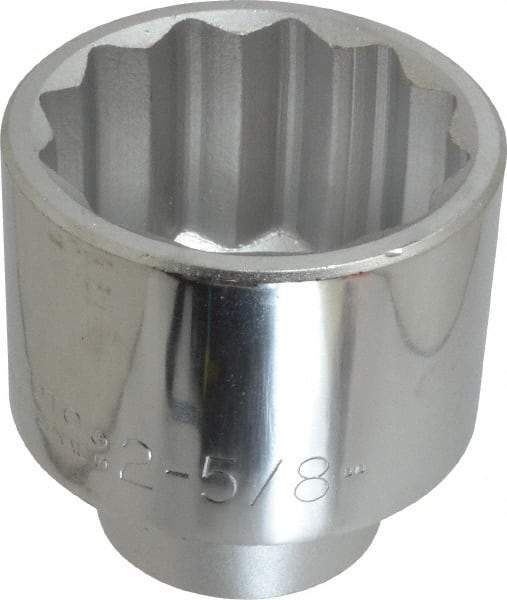 Proto - 2-5/8", 1" Drive, Standard Hand Socket - 12 Points, 4-1/8" OAL - Strong Tooling