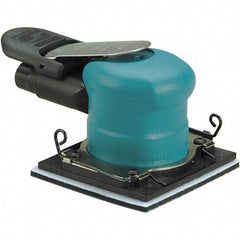 Dynabrade - 20,000 OPM, 9 CFM Air Consumption, Palm Air Orbital Sander - Rectangular Pad, 1/4 NPT Inlet - Strong Tooling