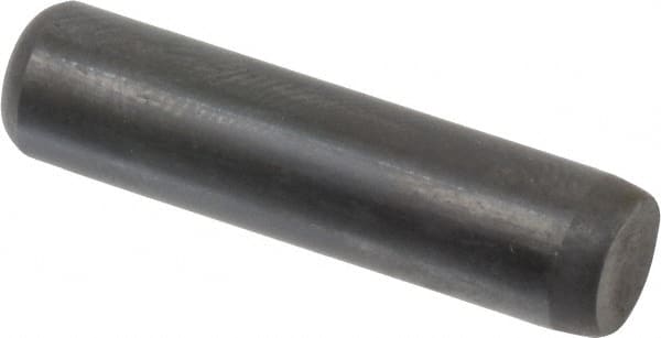 Holo-Krome - 1/4" Diam x 1" Pin Length 4000 Alloy Steel Oversized Dowel Pin - Black Luster Finish, C 47-58 & C 60 (Surface) Hardness, 1 Beveled & 1 Rounded End - Strong Tooling