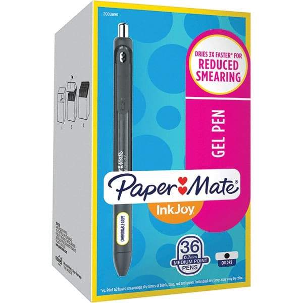 Paper Mate - Pens & Pencils Type: Retractable Gel Color: Black - Strong Tooling