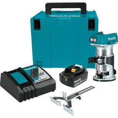 Makita - Electric Routers Collet Size (Inch): 1/4 Router Type: Cordless Compact Router - Strong Tooling