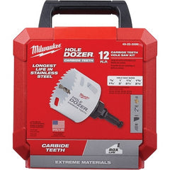 Milwaukee Tool - Hole Saw Kits Minimum Saw Diameter (Inch): 7/8 Maximum Saw Diameter (Inch): 2-1/2 - Strong Tooling