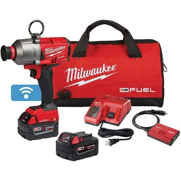 Milwaukee Tool - Cordless Impact Wrenches & Ratchets Voltage: 18.0 Drive Size (Inch): 7/16 - Strong Tooling