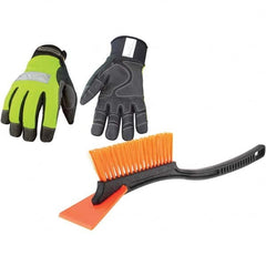 Youngstown - Size XL (10) 3M Scotchlite, Synthetic Leather & Microfleece Windproof & Cold & Heat Protection High Visibility Work Gloves - Strong Tooling