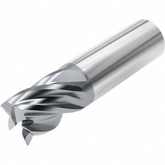 Niagara Cutter - 3/8", 1/2" LOC, 3/8" Shank Diam, 2-1/2" OAL, 5 Flute, Solid Carbide Square End Mill - Strong Tooling