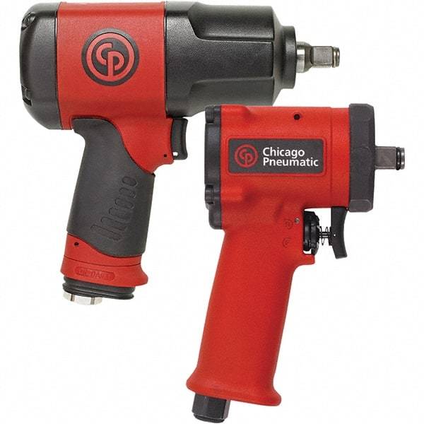 Chicago Pneumatic - Air Impact Wrenches & Ratchets   Drive Size: 1/2    Handle Type: Palm Grip - Strong Tooling