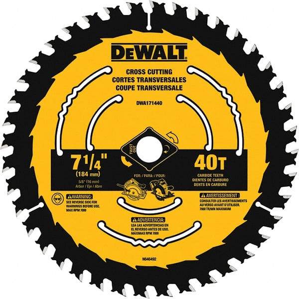 DeWALT - Wet & Dry-Cut Saw Blades   Blade Diameter (Inch): 8-1/4    Blade Material: Tungsten Carbide-Tipped - Strong Tooling