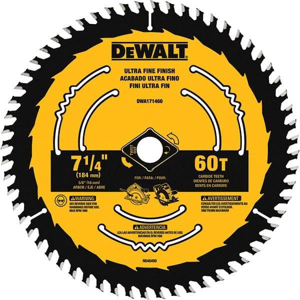 DeWALT - Wet & Dry-Cut Saw Blades   Blade Diameter (Inch): 7-1/4    Blade Material: Tungsten Carbide-Tipped - Strong Tooling