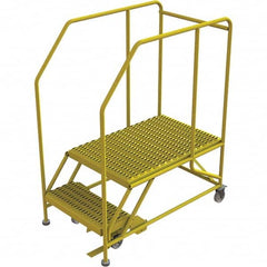 TRI-ARC - Rolling & Wall Mounted Ladders & Platforms Type: Rolling Work Platform Style: Steel Work Platform - Strong Tooling