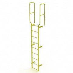 TRI-ARC - Rolling & Wall Mounted Ladders & Platforms Type: Fixed Ladder Style: Safety Cage - Strong Tooling