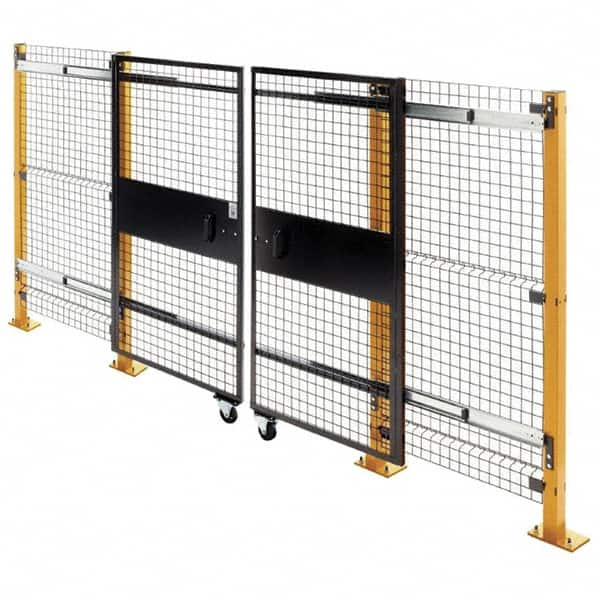 Husky - 8' Wide x 6' High, Double Sliding Door for Temporary Structures - Strong Tooling