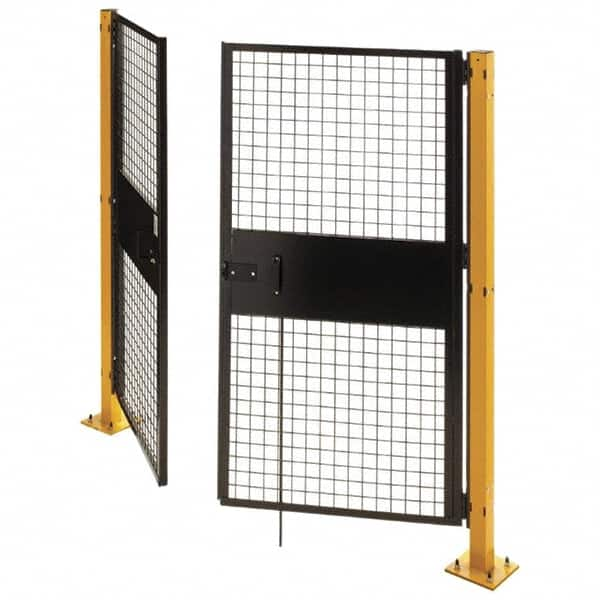 Husky - 6' Wide x 6' High, Swing Door for Temporary Structures - Strong Tooling