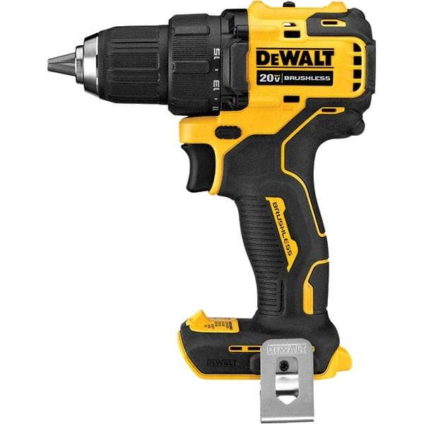 DeWALT - 20 Volt 1/2" Chuck Mid-Handle Cordless Drill - 0-1650 RPM, Keyless Chuck, Reversible, Lithium-Ion Batteries Not Included - Strong Tooling