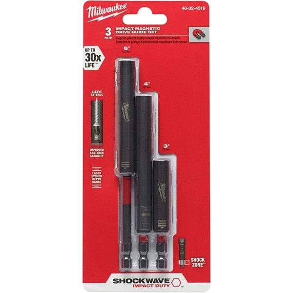 Milwaukee Tool - Power & Impact Screwdriver Bit Sets Point Type: Hex Tool Type: Impact Driver - Strong Tooling