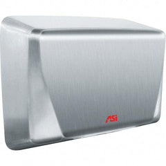 ASI-American Specialties, Inc. - 1000 Watt Satin Stainless Steel Finish Electric Hand Dryer - 115-120 Volts, 10.4 Amps, 10-5/8" Wide x 8-15/32" High x 4" Deep - Strong Tooling