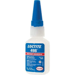 Loctite - 1 oz Bottle Clear Instant Adhesive - 498 SUPERBONDER 1OZ LOCTITE SPDBNDER ADHS - Strong Tooling