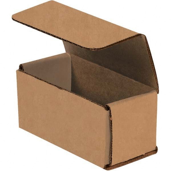 Made in USA - Pack of (50), 2" Wide x 4" Long x 2" High Corrugated Shipping Boxes - Strong Tooling