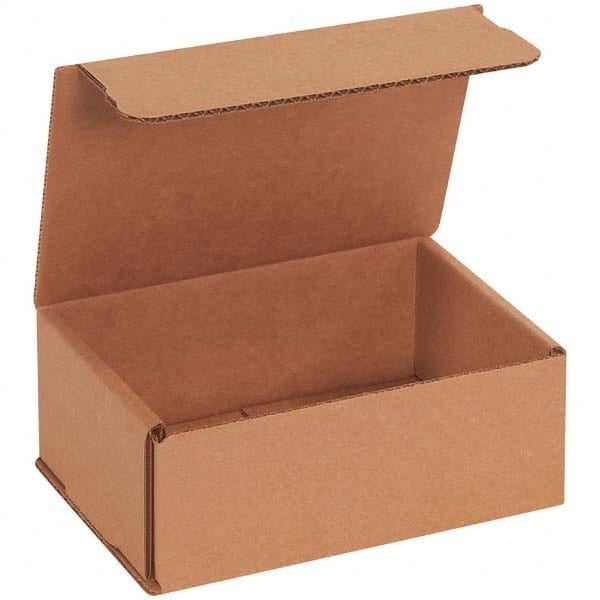 Made in USA - Pack of (50), 4-1/2" Wide x 6-1/2" Long x 2-1/2" High Corrugated Shipping Boxes - Strong Tooling