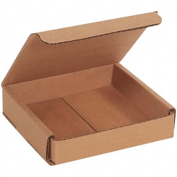 Made in USA - Pack of (50), 5" Wide x 5" Long x 1" High Corrugated Shipping Boxes - Strong Tooling