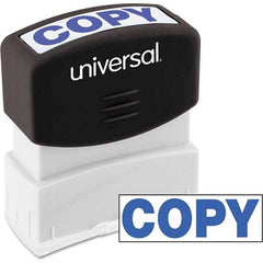 UNIVERSAL - Pre-inked Stock Stamps Type: Message Message: COPY - Strong Tooling