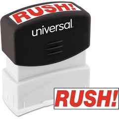 UNIVERSAL - Pre-inked Stock Stamps Type: Message Message: RUSH - Strong Tooling