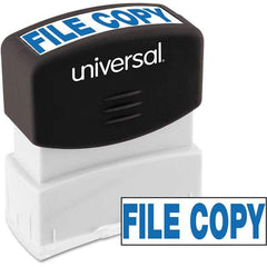 UNIVERSAL - Pre-inked Stock Stamps Type: Message Message: FILE COPY - Strong Tooling