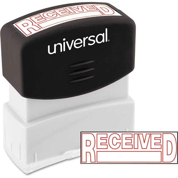 UNIVERSAL - Pre-inked Stock Stamps Type: Message Message: RECEIVED - Strong Tooling