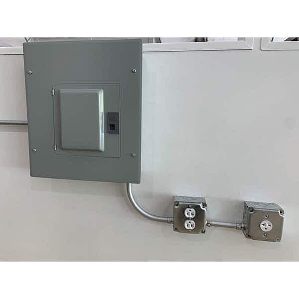 Panel Built - Temporary Structure Parts & Accessories Type: Wiring Additional Information: Outlet Boxes; Switches; Wiring; Conduit Fit Into Binder Post - Strong Tooling