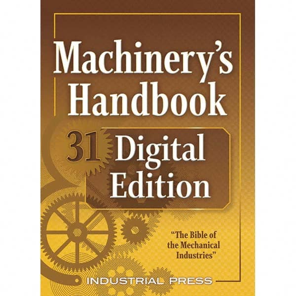 Industrial Press - Reference Manuals & Books Applications: Metalworking Subcategory: Machinery's Handbook - Strong Tooling