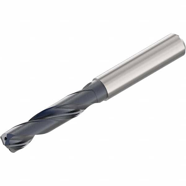 Seco - 4.2mm 140° Spiral Flute Solid Carbide Screw Machine Drill Bit - Strong Tooling