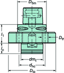 C8A3910563060 CAPTO ADAPTER - Strong Tooling