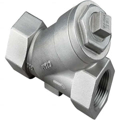 Merit Brass - 2" Pipe, FNPT x FNPT Ends, Stainless Steel Y-Strainer - Exact Industrial Supply