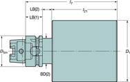 39241050100104250A HSK BLANK - Strong Tooling