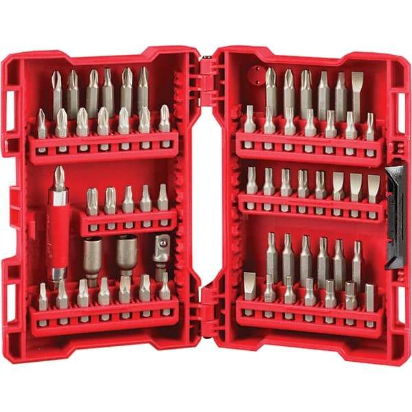 Milwaukee Tool - Power & Impact Screwdriver Bit Sets Point Type: Phillips, Slotted, Torx, Square Bit Type: Nut Driver Set; Screwdriver Bit Set - Strong Tooling