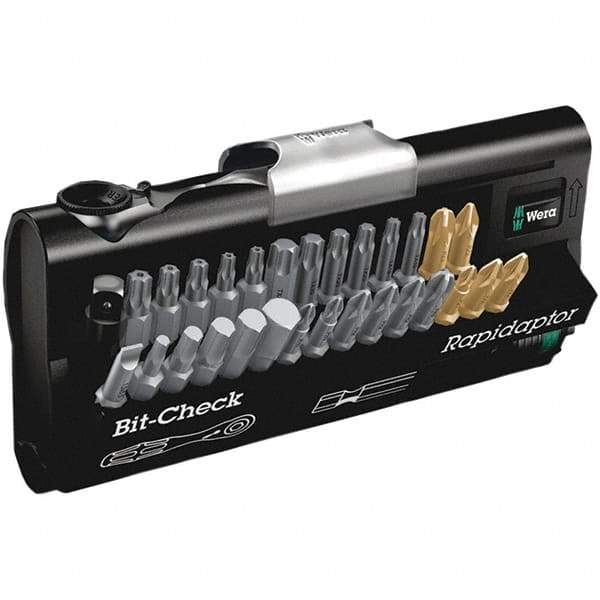 Wera - Screwdriver Bit Sets Type: Bit Set Drive Size: 1/4 (Inch) - Strong Tooling