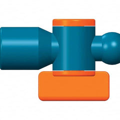 Coolant Hose Valves; Type: NPT Valve; Hose Inside Diameter (Inch): 1/4; Thread Type: NPT; Connection Type: Female to Female; Body Material: POM; Number Of Pieces: 2; Number of Pieces: 2; For Use With: Snap Together Hose System; Number of Pieces: 2; Valve