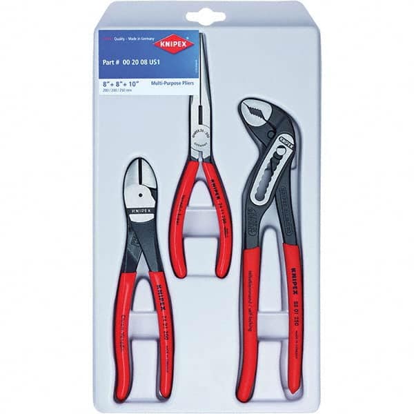 Knipex - Plier Sets Set Type: Assortment Number of Pieces: 3 - Strong Tooling